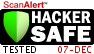 HACKER SAFE certified sites prevent over 99% of hacker crime.